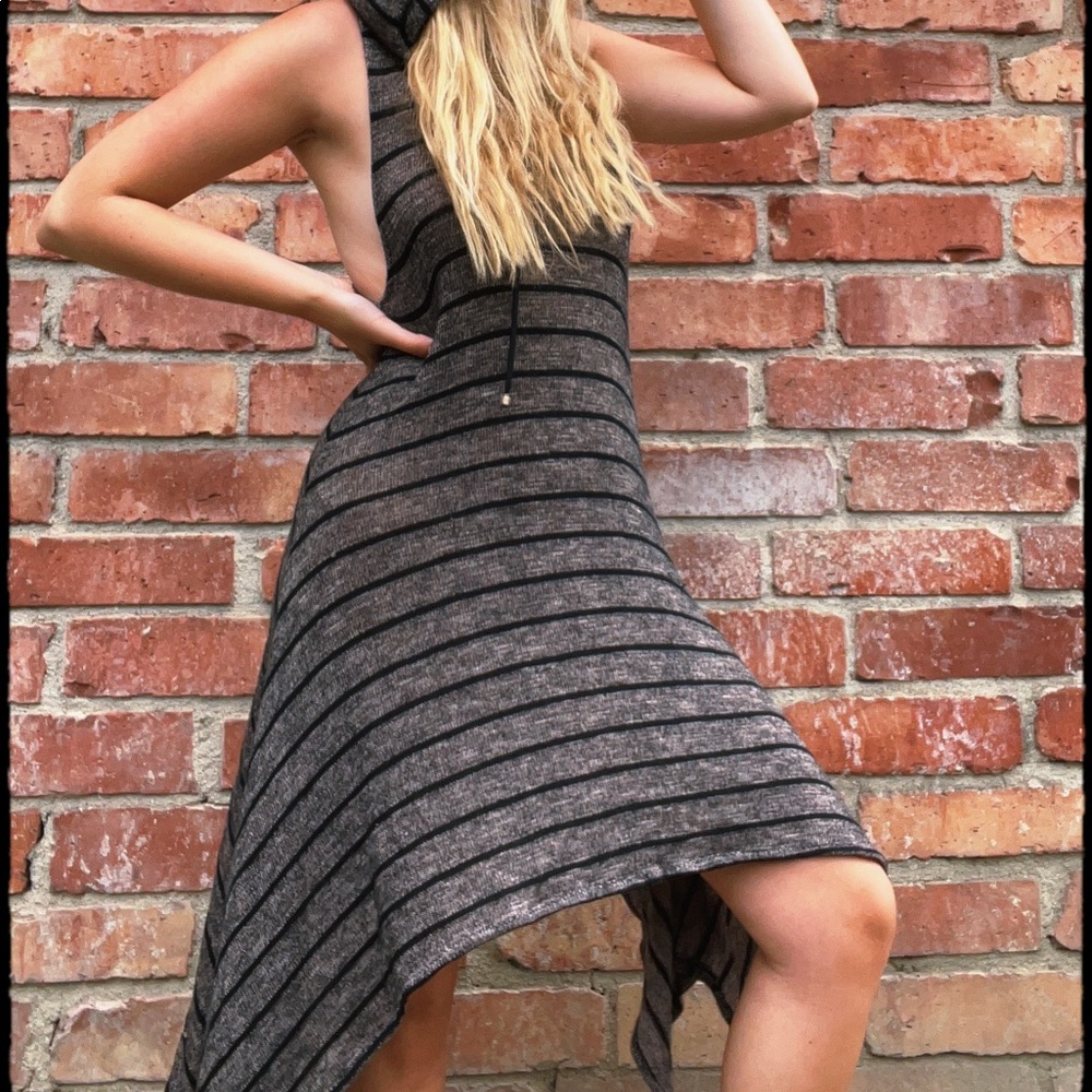 Striped Jersey Knit Tunic/Dress